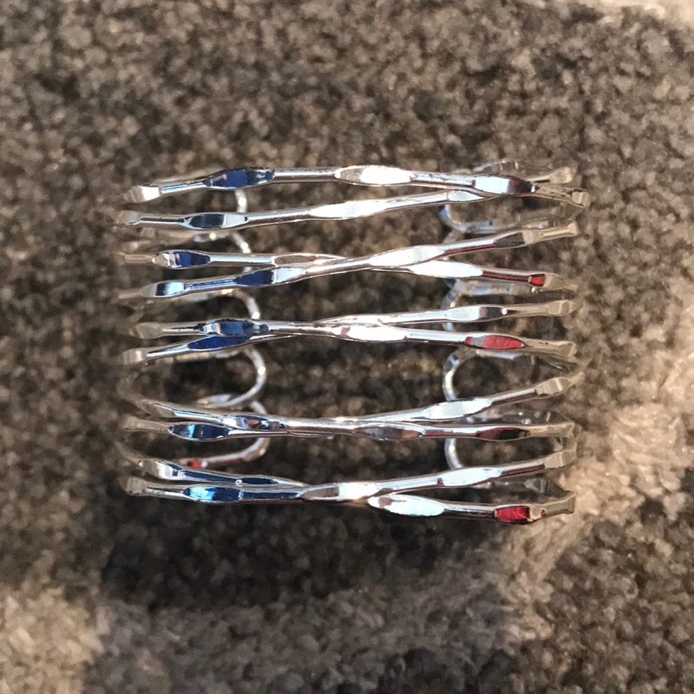 Silver Cuff Bracelet - Picture 2 of 4